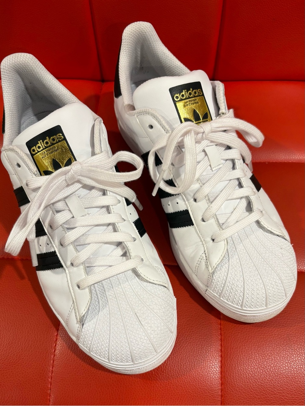 Adidas Superstar White Black Sneakers